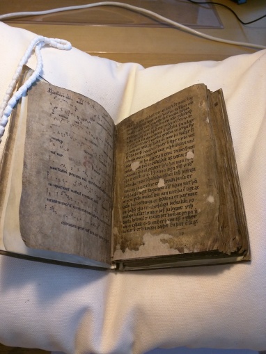 Niðrstigningar saga, an Old Norse translation of the Gospel of Nicodemus, in AM 645a 4to (ca. 1250)